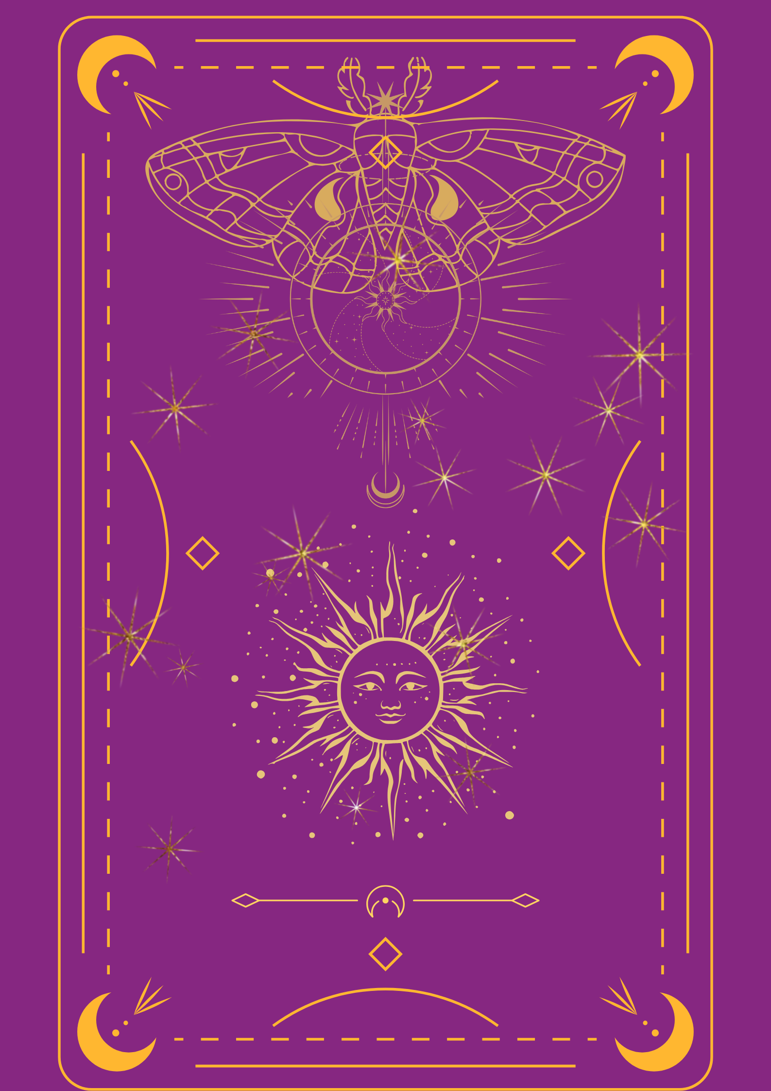 A simple tarot design.