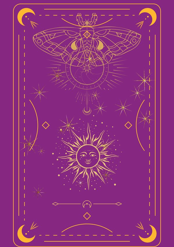 A simple tarot design.