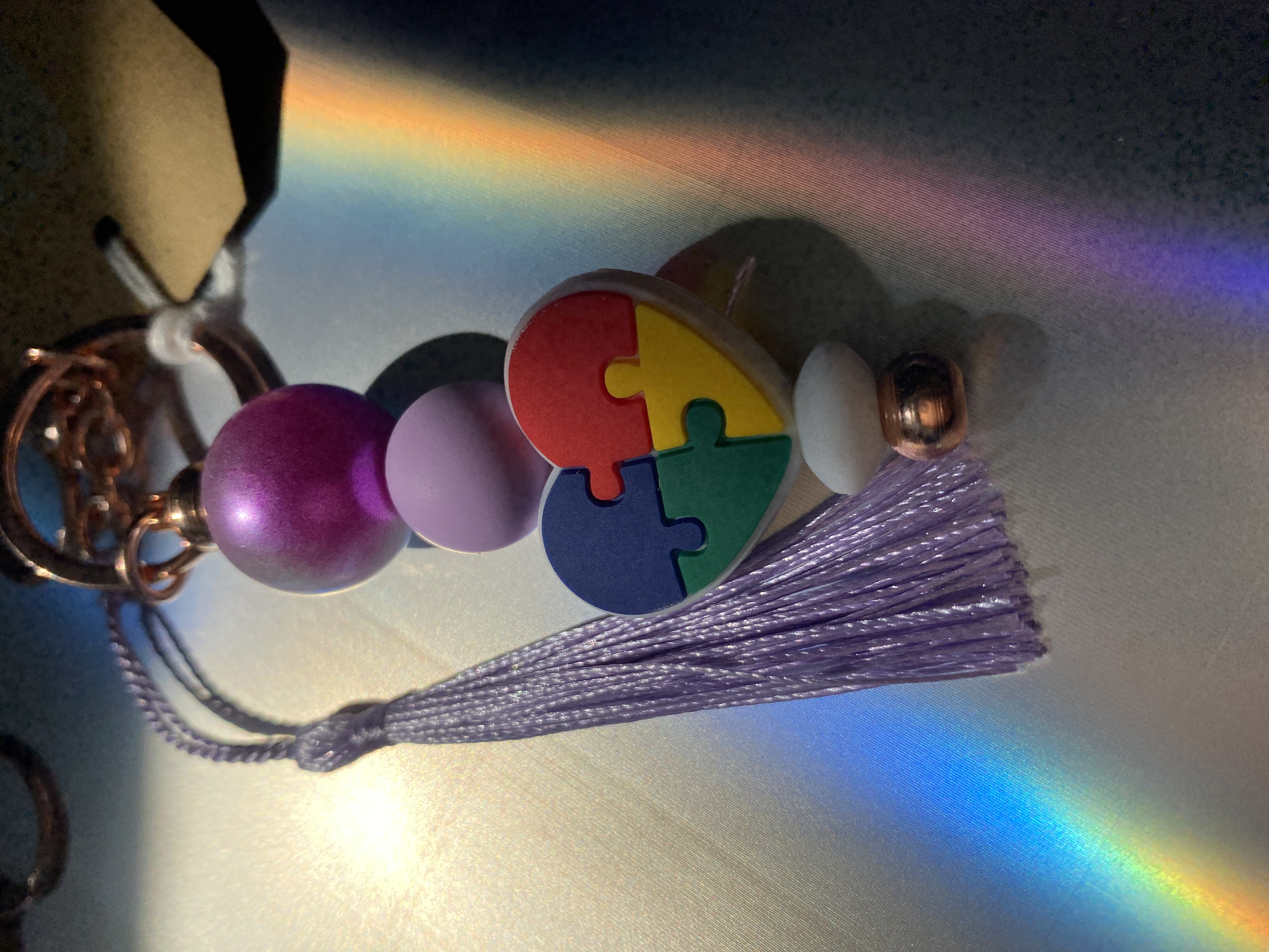 Autism keyring