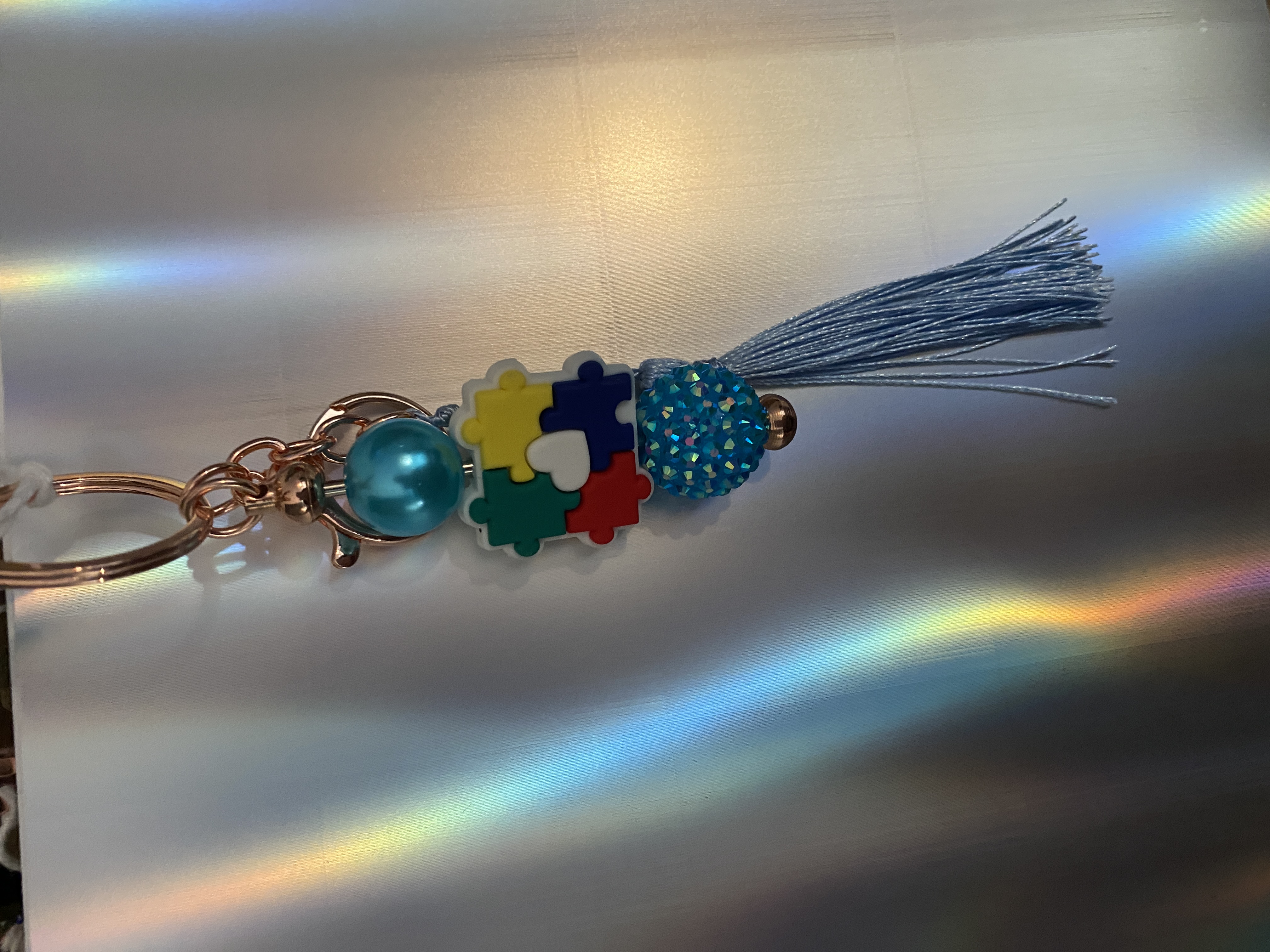 Autism keyring