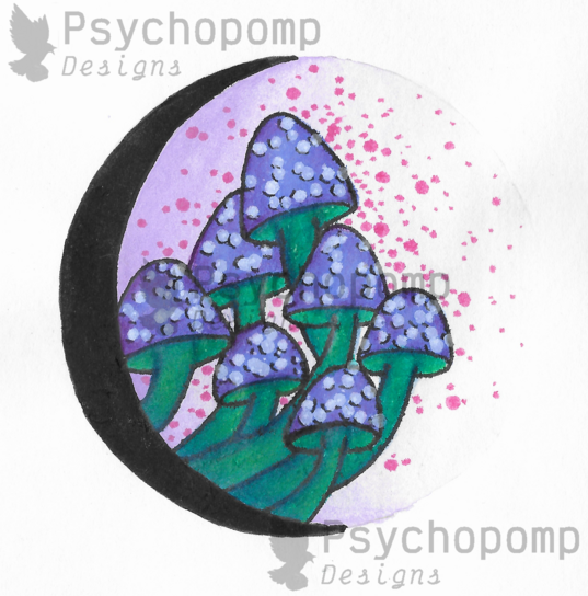 Moon Mushrooms (Purple)