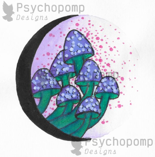 Moon Mushrooms (Purple)