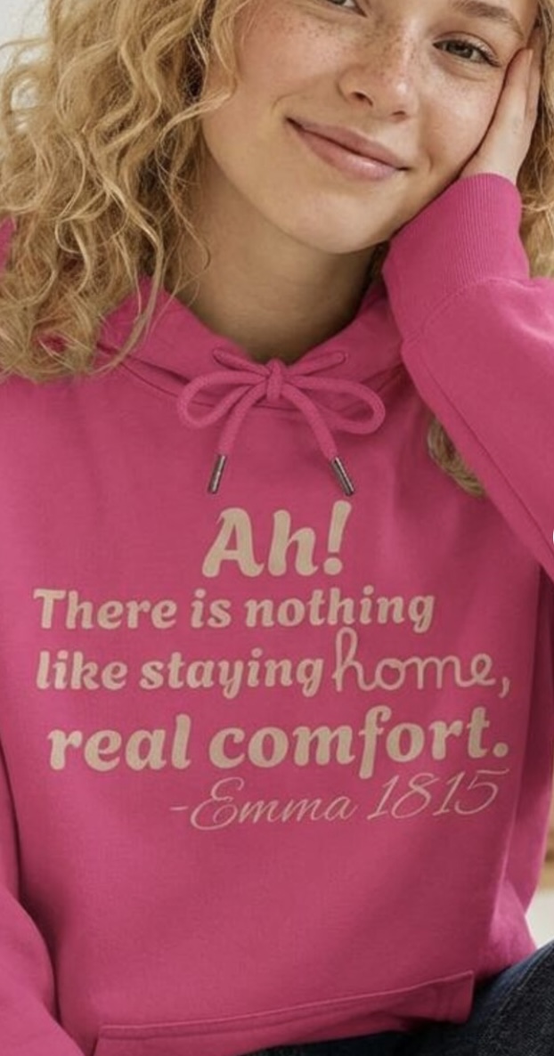 Jane Austen quote hoodie
