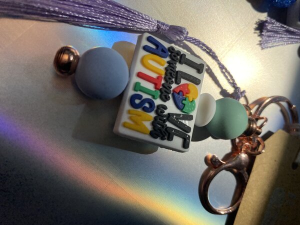 Autism keyring