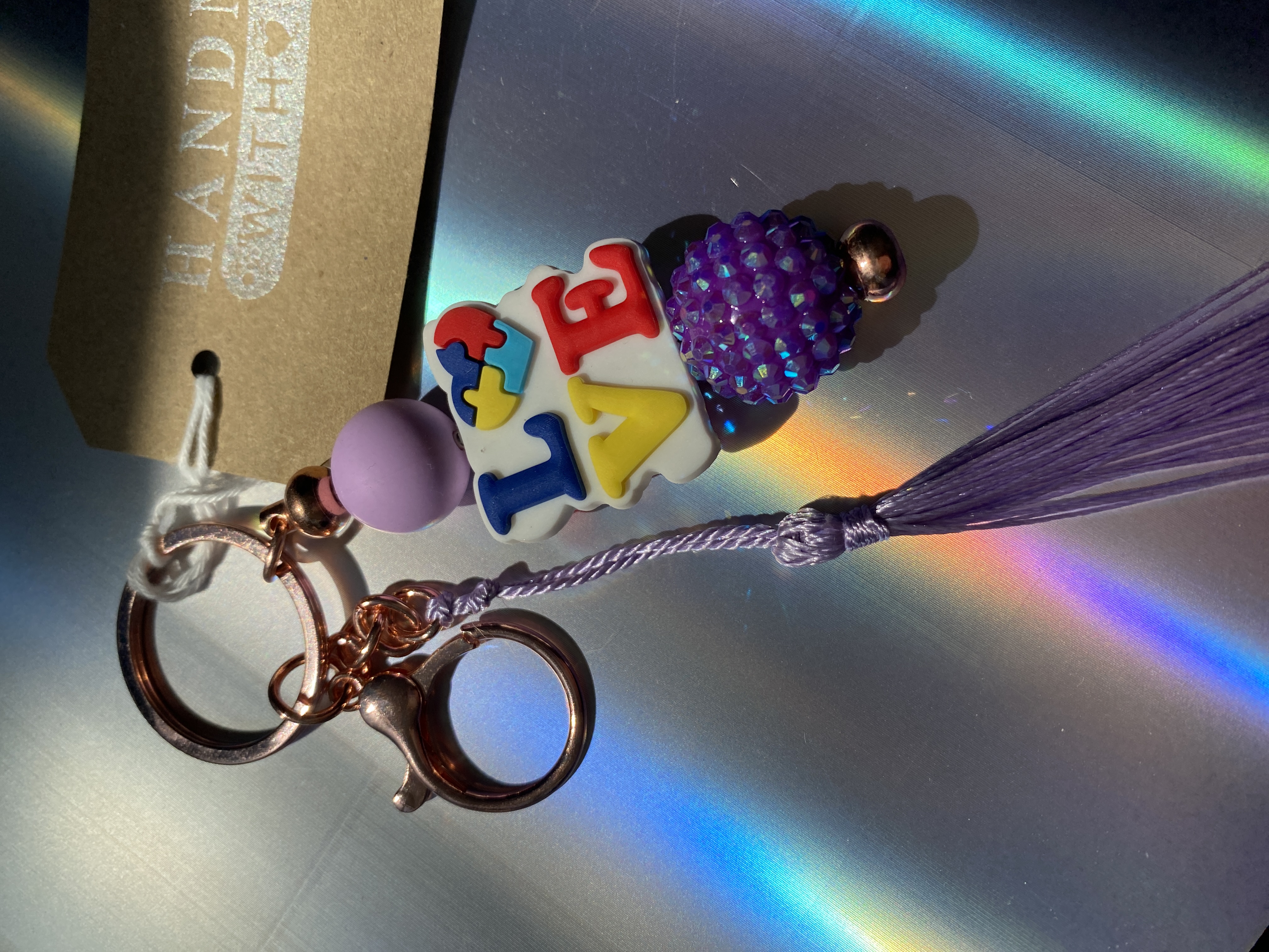 Autism keyring