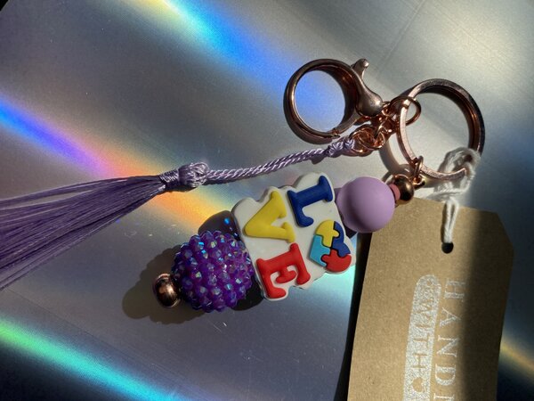 Autism keyring